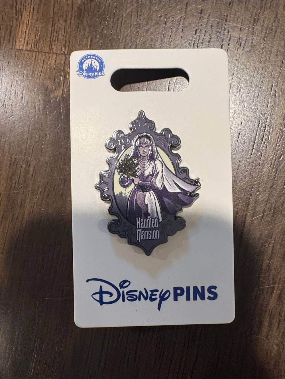 Disney Haunted Mansion Purple Bride Enamel Pin